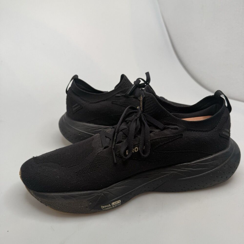 Brooks Glycerin 21 StealthFit Running Shoes Men's 9.5 EU 43 Black No Insoles GUC - Picture 11 of 14